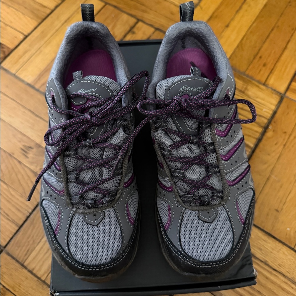 Eddie Bauer Women's Hiking Shoes in Gray and Purple